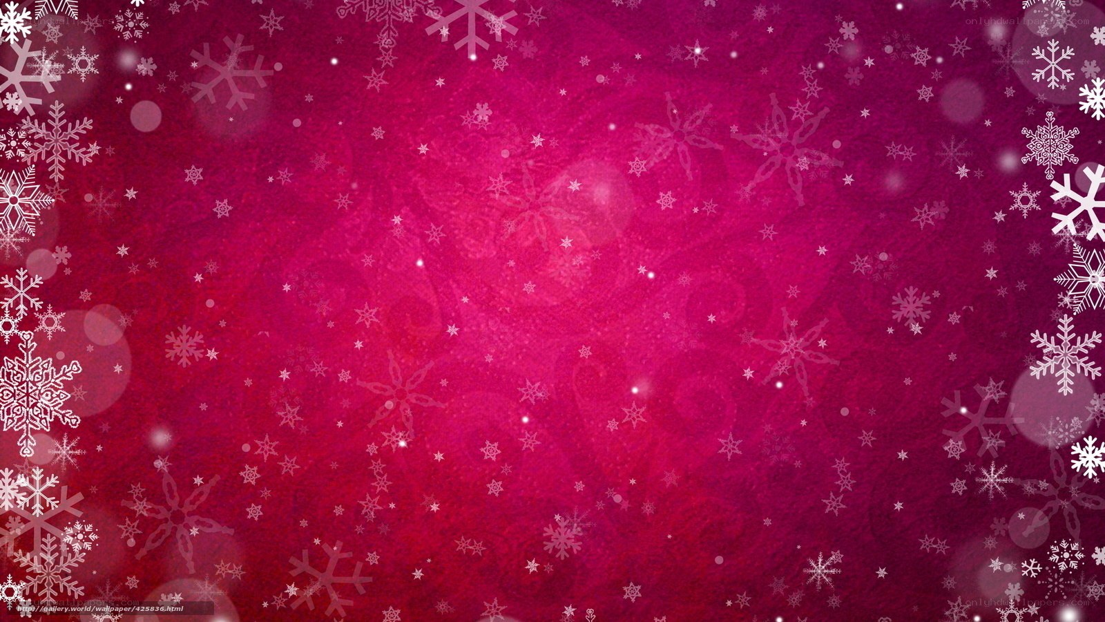 festive snowflake background