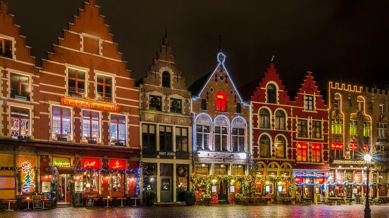 Festively Lit Buildings