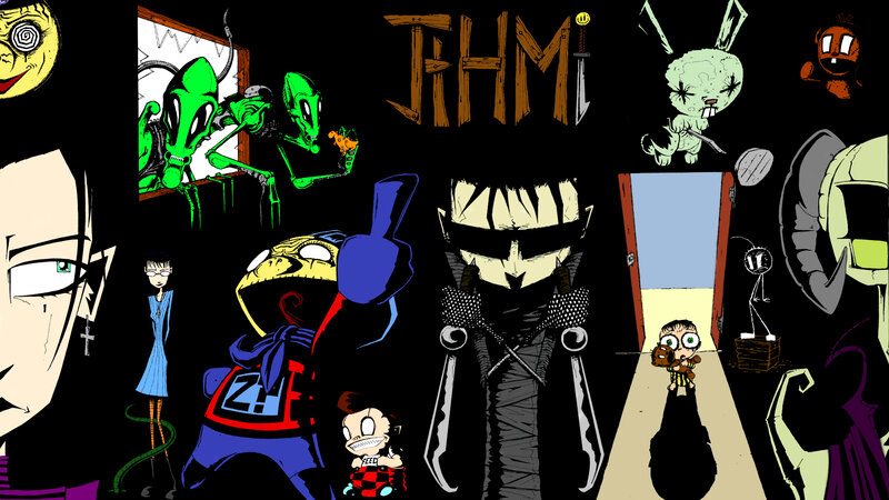 FHM character collage