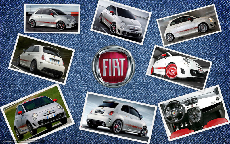 Fiat 500 Abarth collage