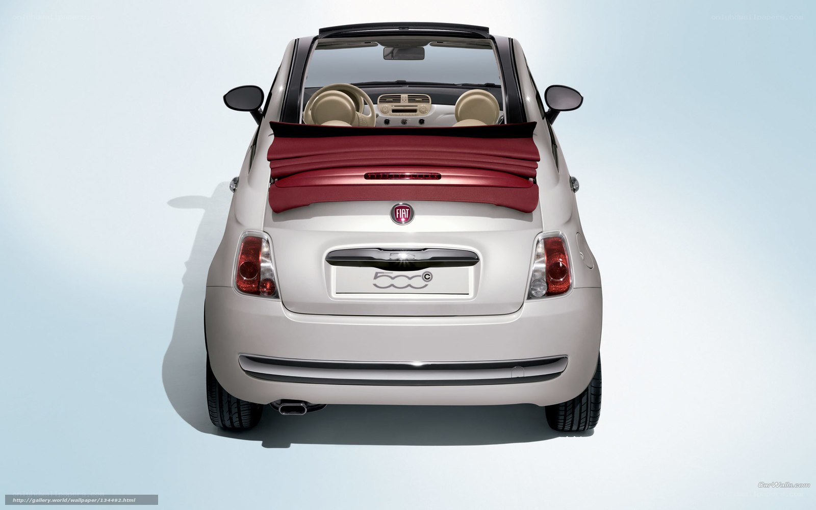 Fiat 500 Cabriolet rear view