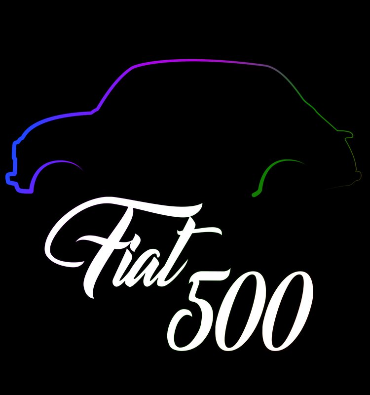 Fiat 500 Car Silhouette