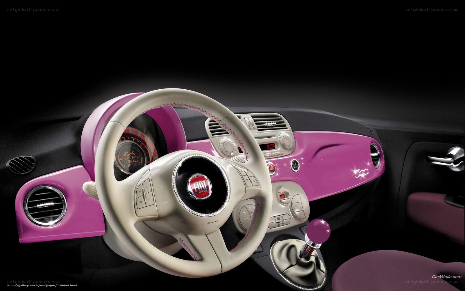Fiat 500 interior design