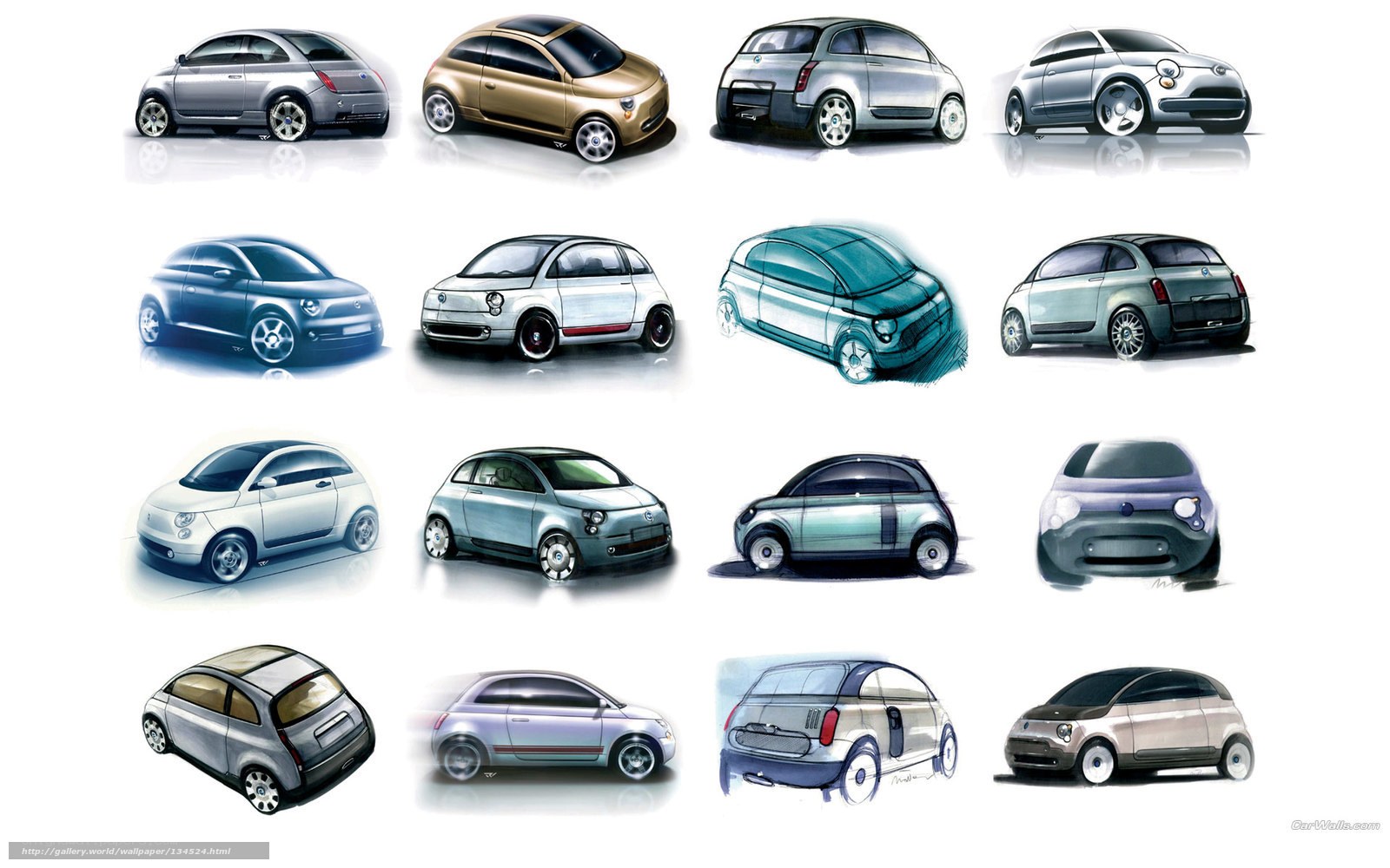 Fiat car design concepts