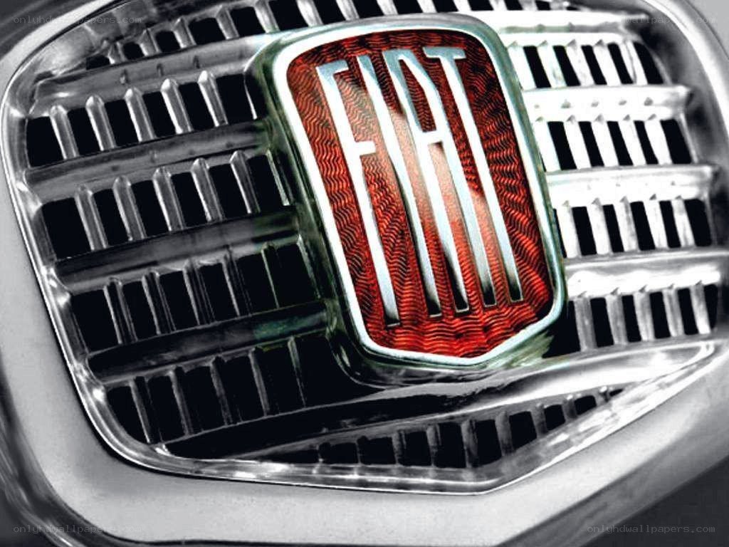 Fiat car emblem on grille