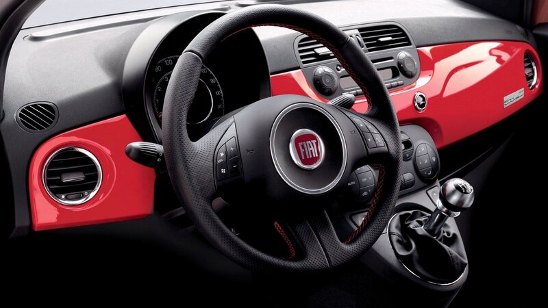 Fiat car interior dashboard