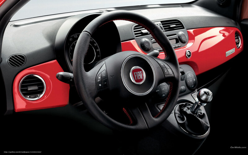 Fiat car interior dashboard