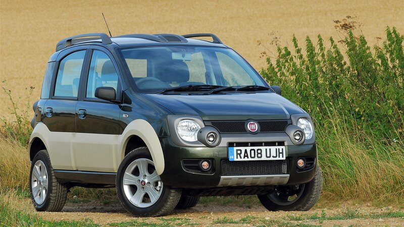 Fiat Panda in a field