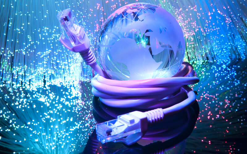 Fiber Optic Cable Globe