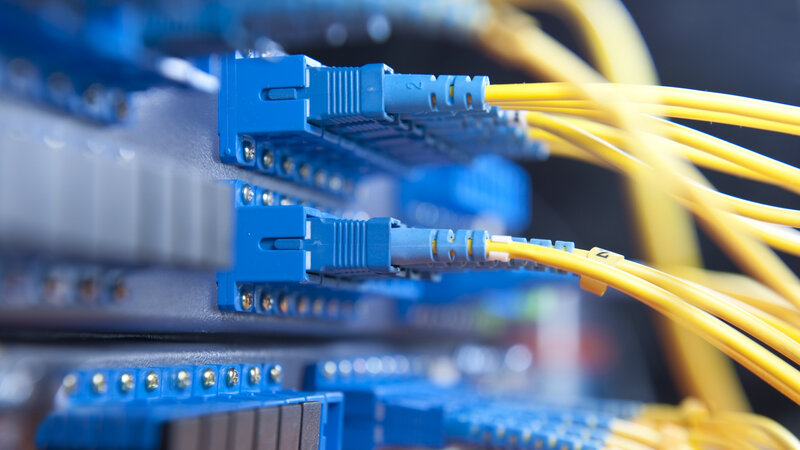 Fiber Optic Cables — Blue, Technical