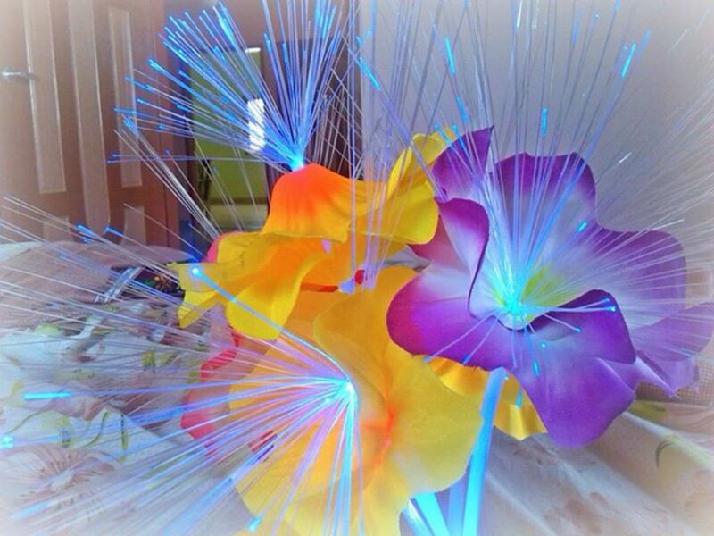 Fiber Optic Flowers