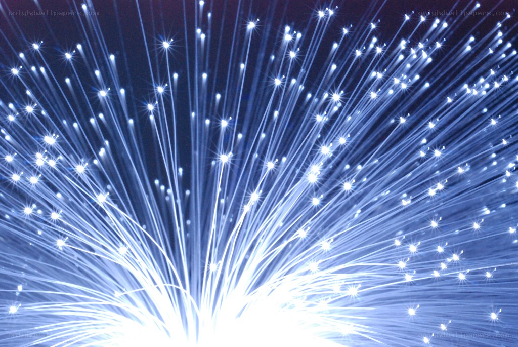 fiber optic light burst