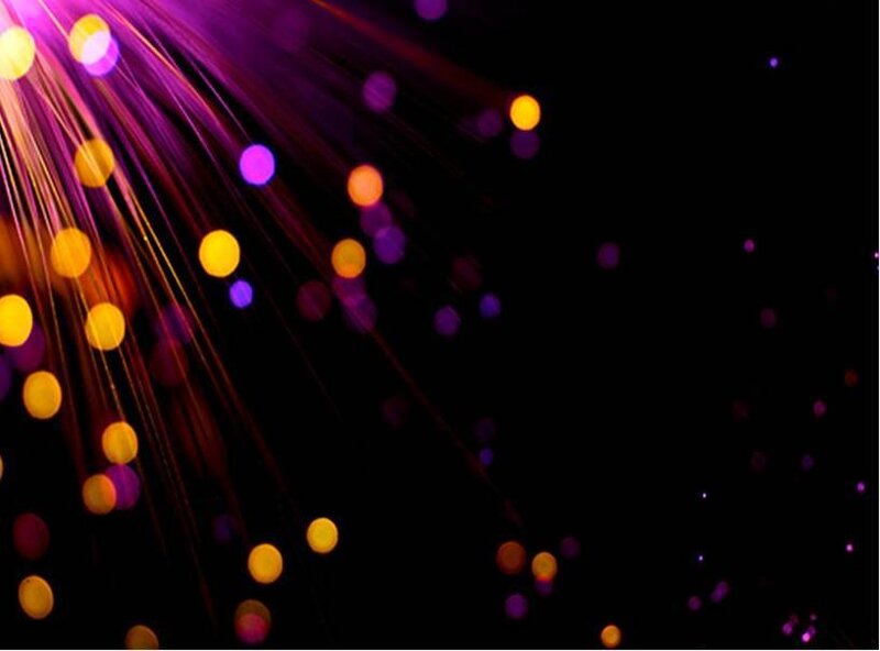 Fiber Optic Light Strands — Purple, Dynamic