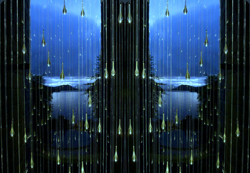 Fiber-optic Rain Installation