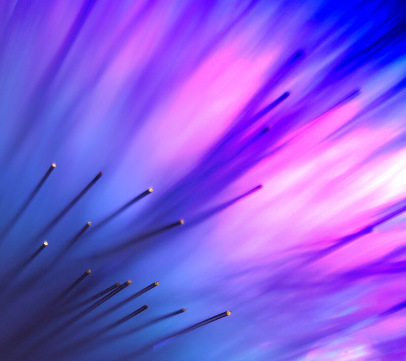 Fiber Optic Strands — Purple, Dynamic, Abstract, Light