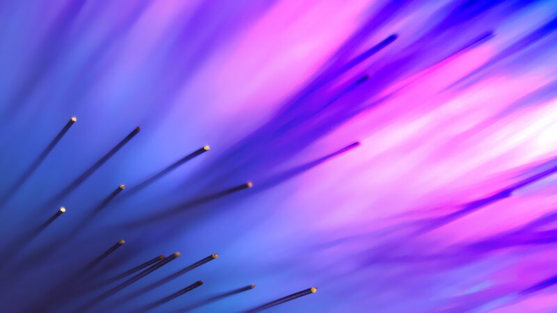 Fiber Optic Strands — Purple, Dynamic, Abstract
