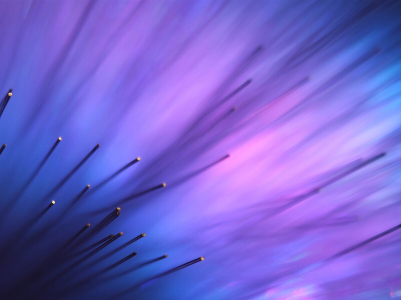 Fiber Optic Strands — Purple
