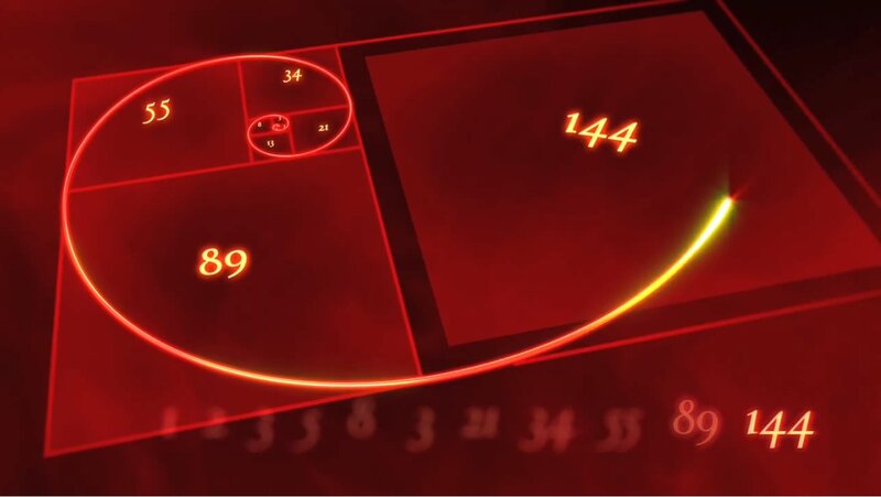 Fibonacci spiral visualization