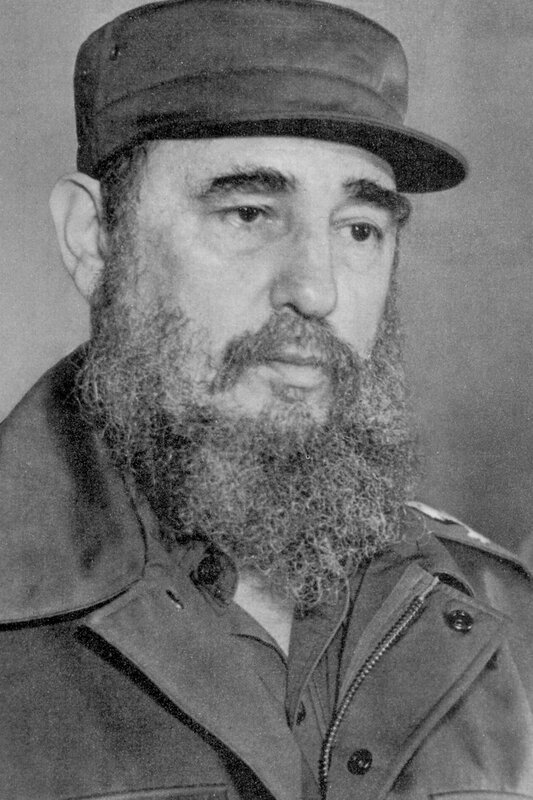 Fidel Castro in military uniform