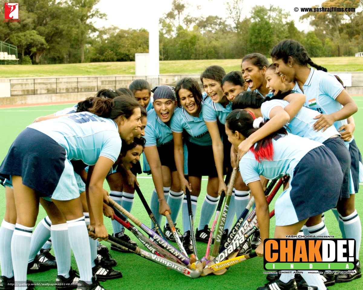 Field hockey team celebration