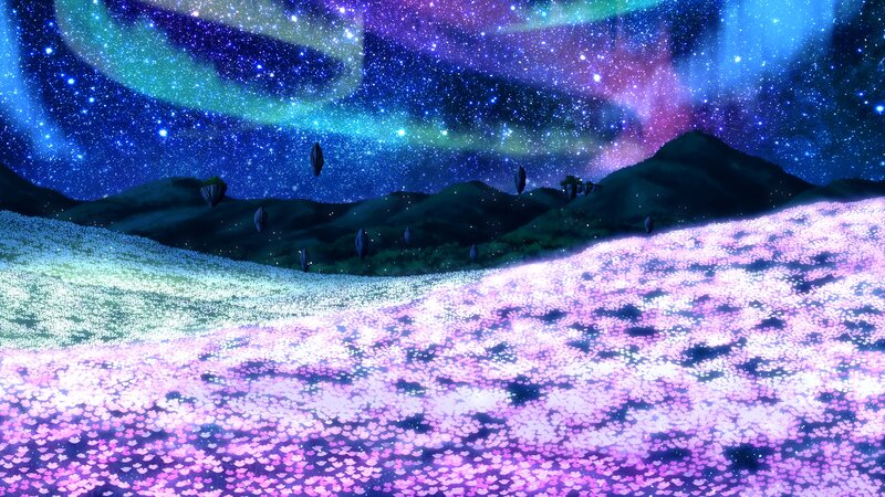 Field of Glowing Flowers