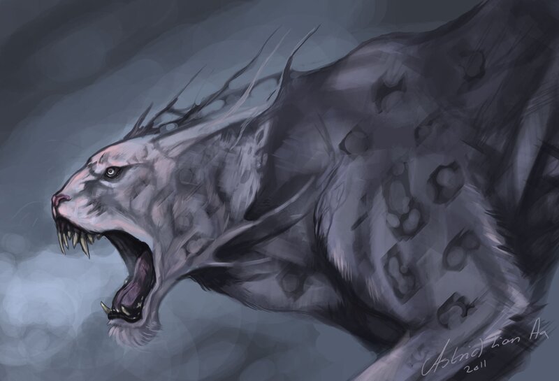 Fierce Gray Beast