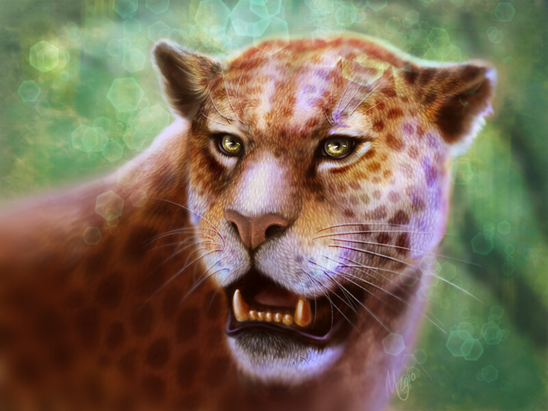 Fierce Spotted Feline