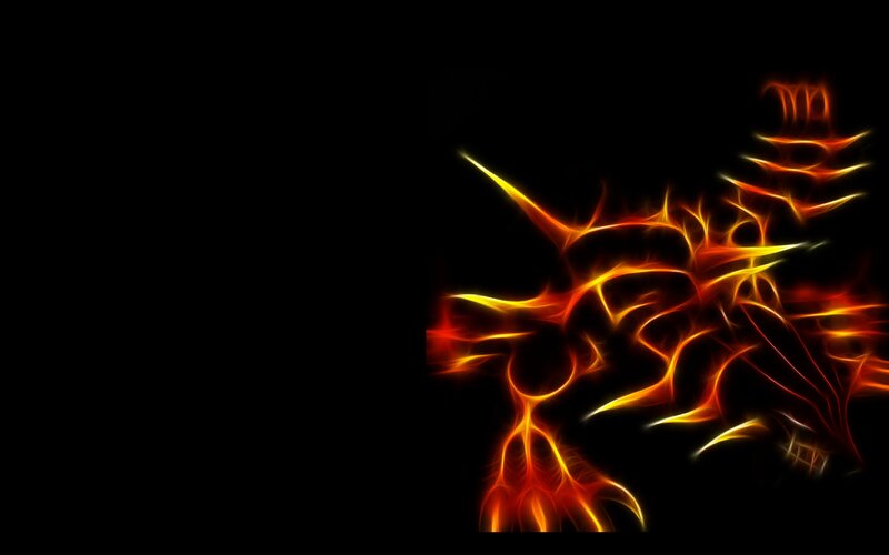 fiery abstract design