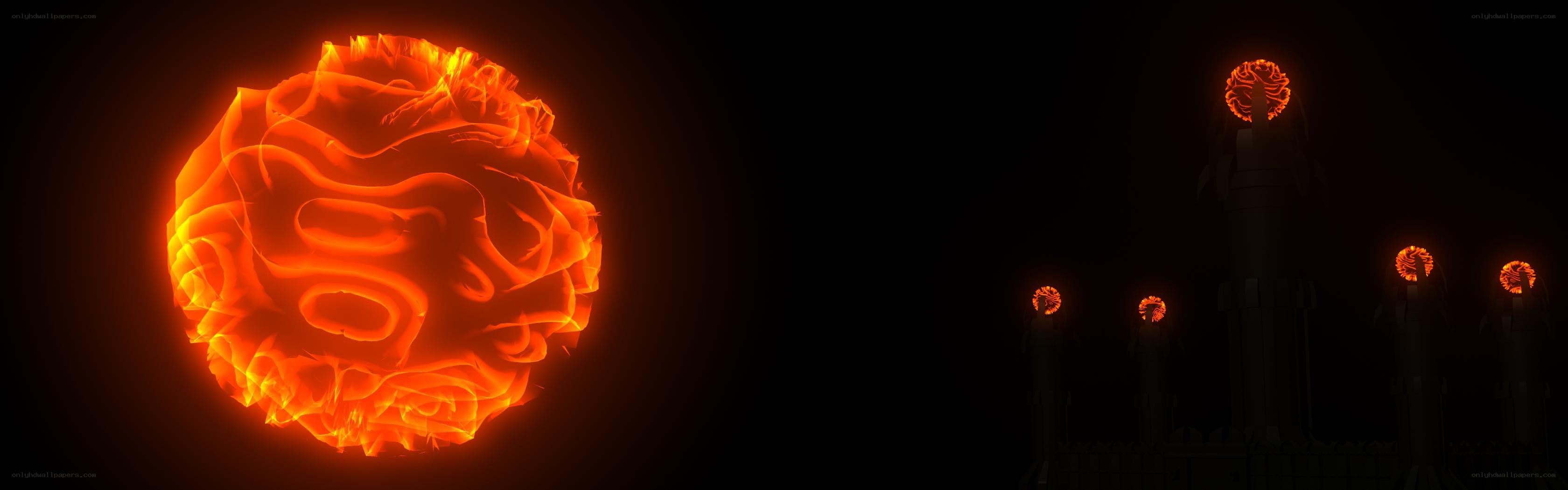 Fiery celestial bodies