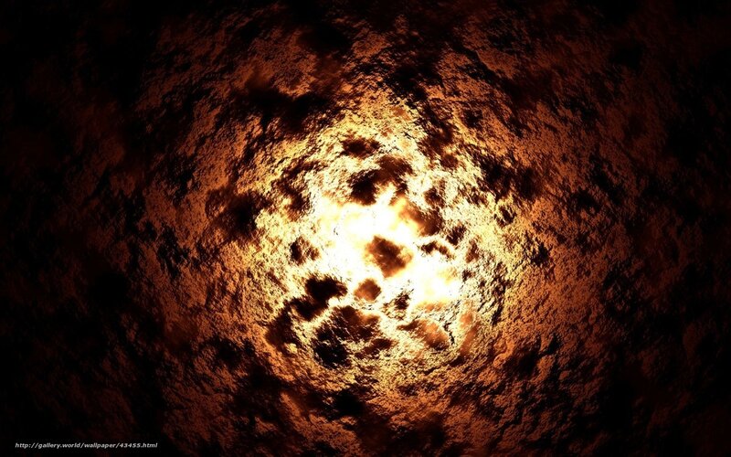 Fiery celestial explosion