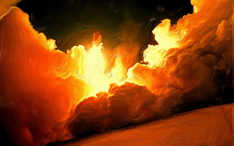 fiery celestial vision