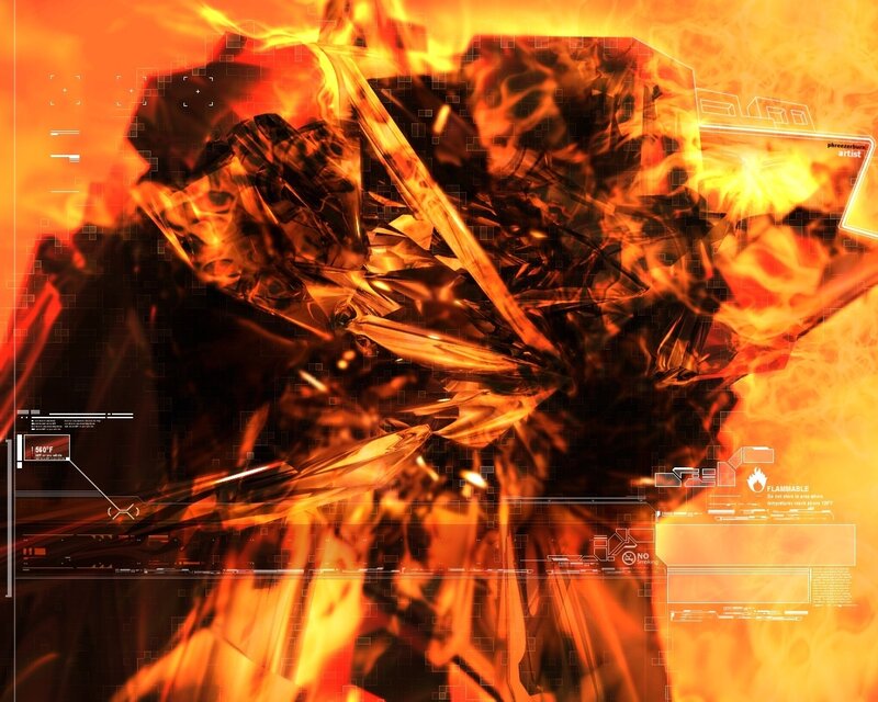 Fiery digital explosion