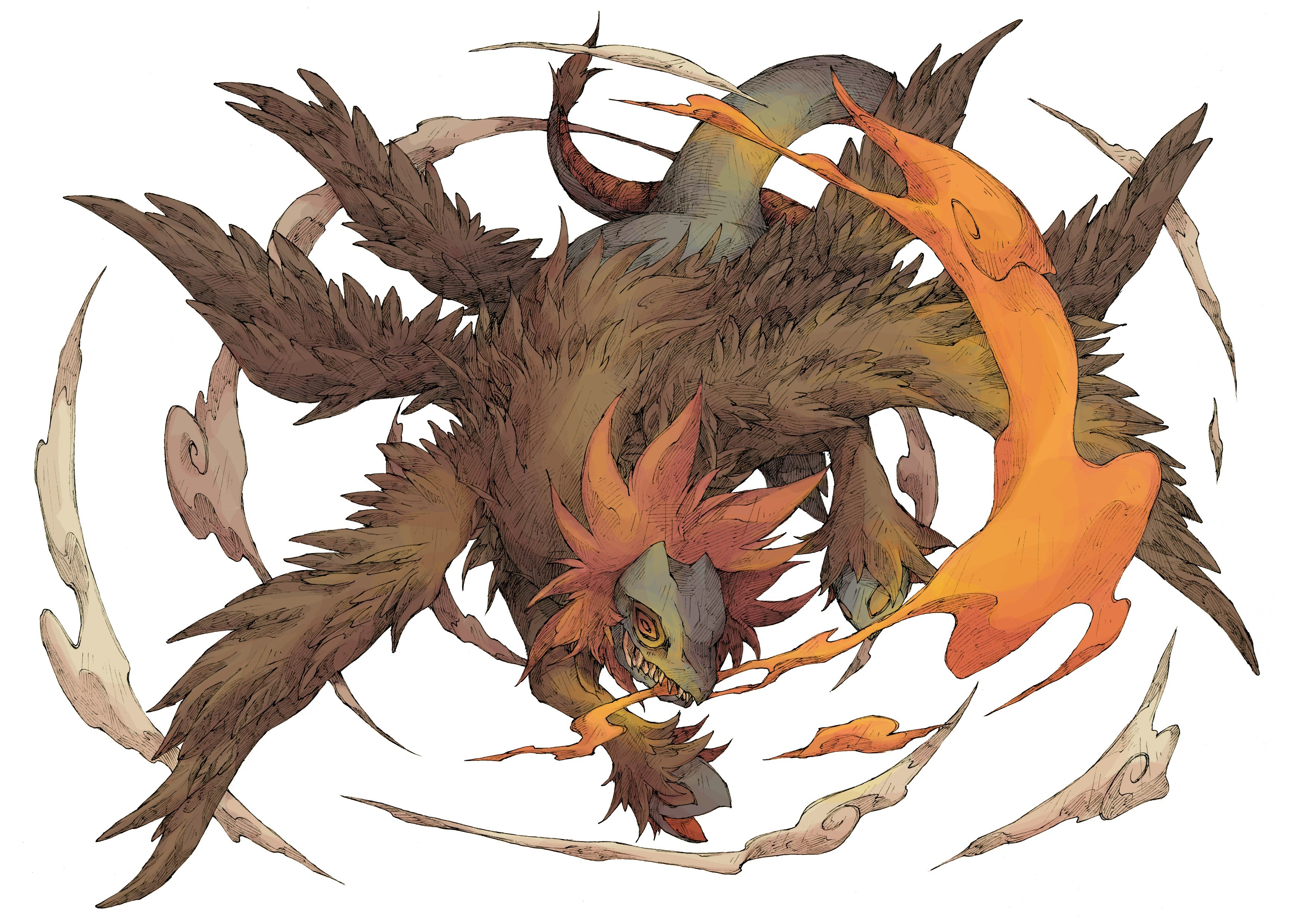 fiery dragon creature
