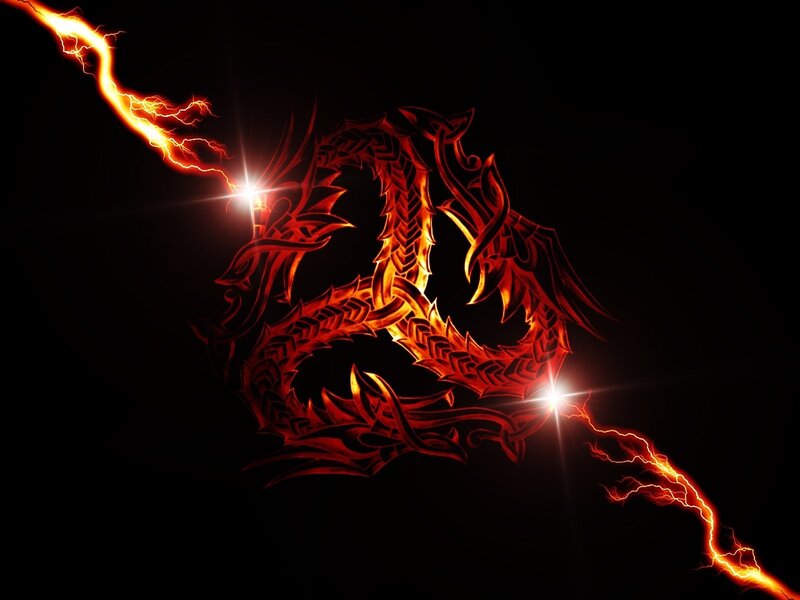 Fiery Dragon Design