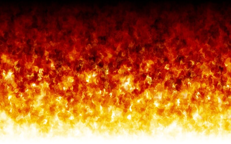 fiery flame background