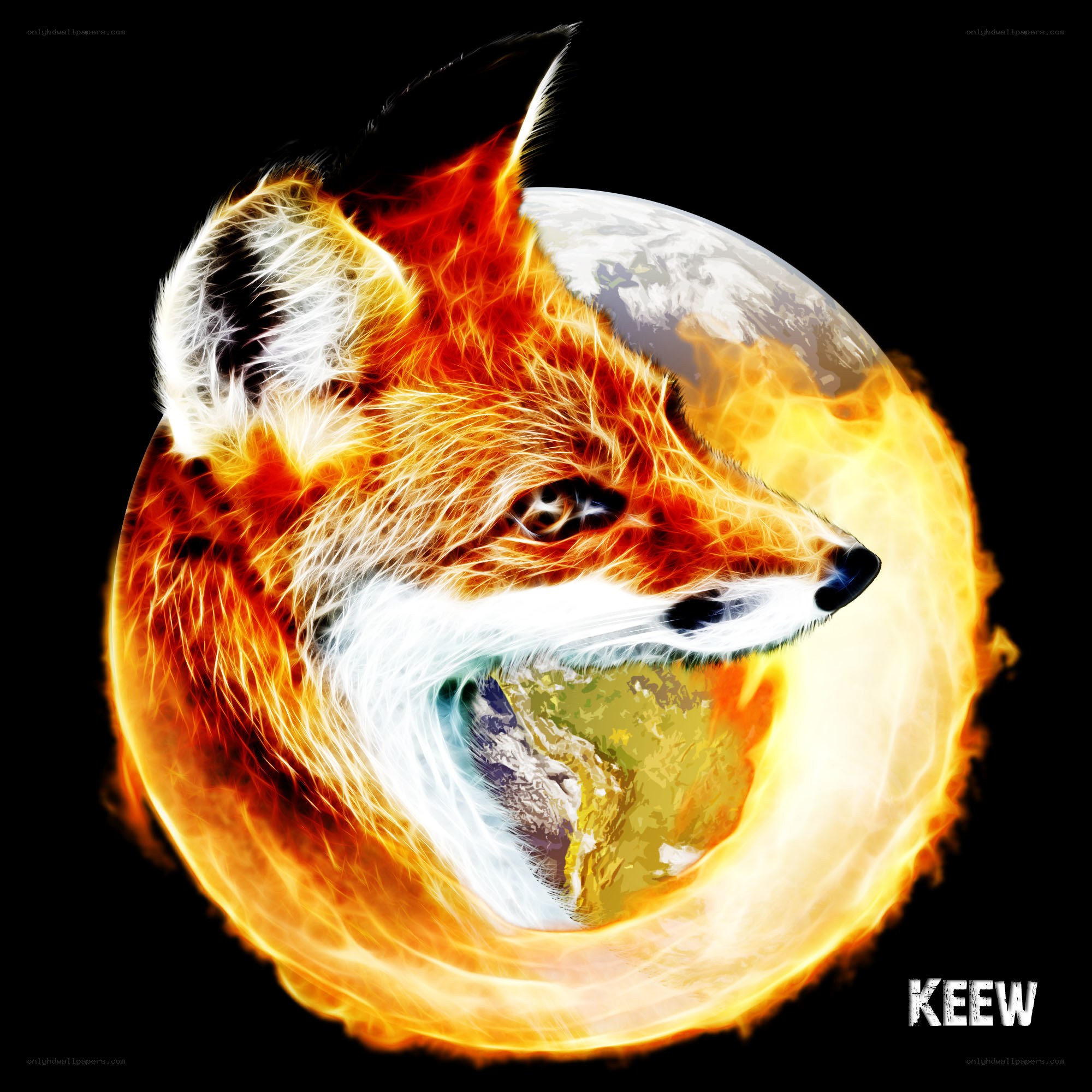 fiery fox logo