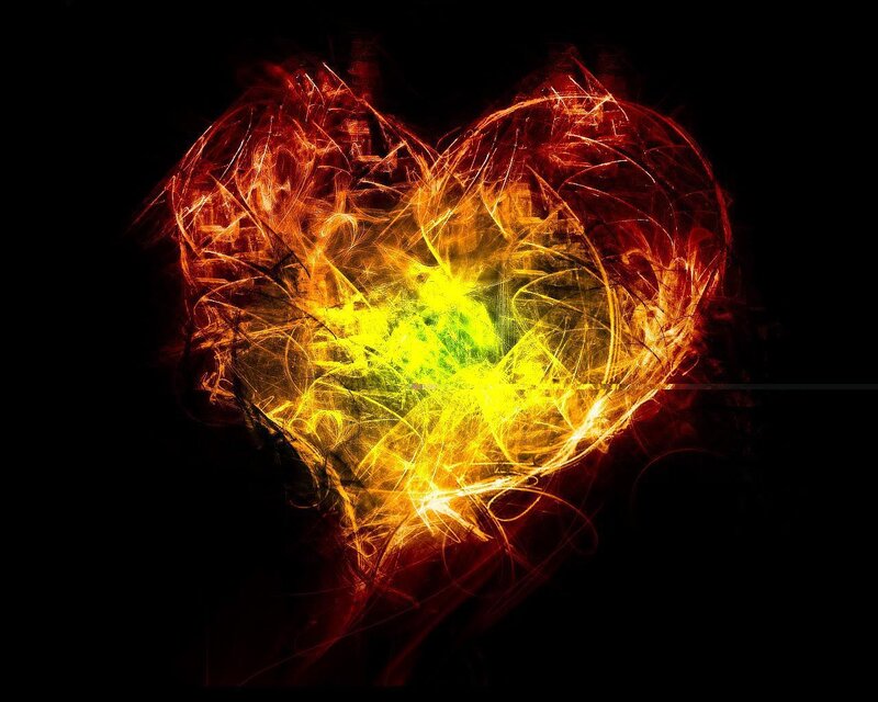 fiery heart energy
