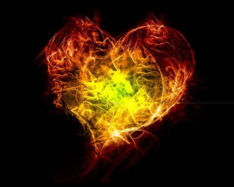 fiery heart energy