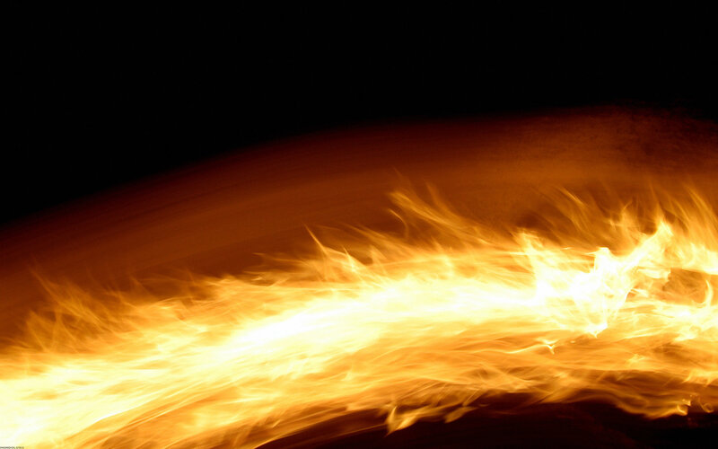Fiery motion blur
