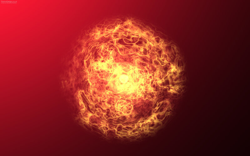 fiery plasma sphere