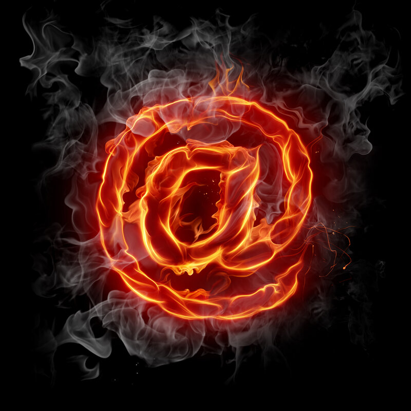 fiery rose symbol