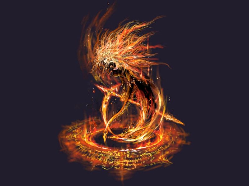 fiery spirit warrior