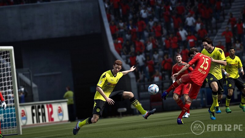 FIFA 12 soccer gameplay