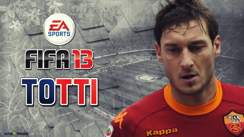 FIFA 13 Totti cover