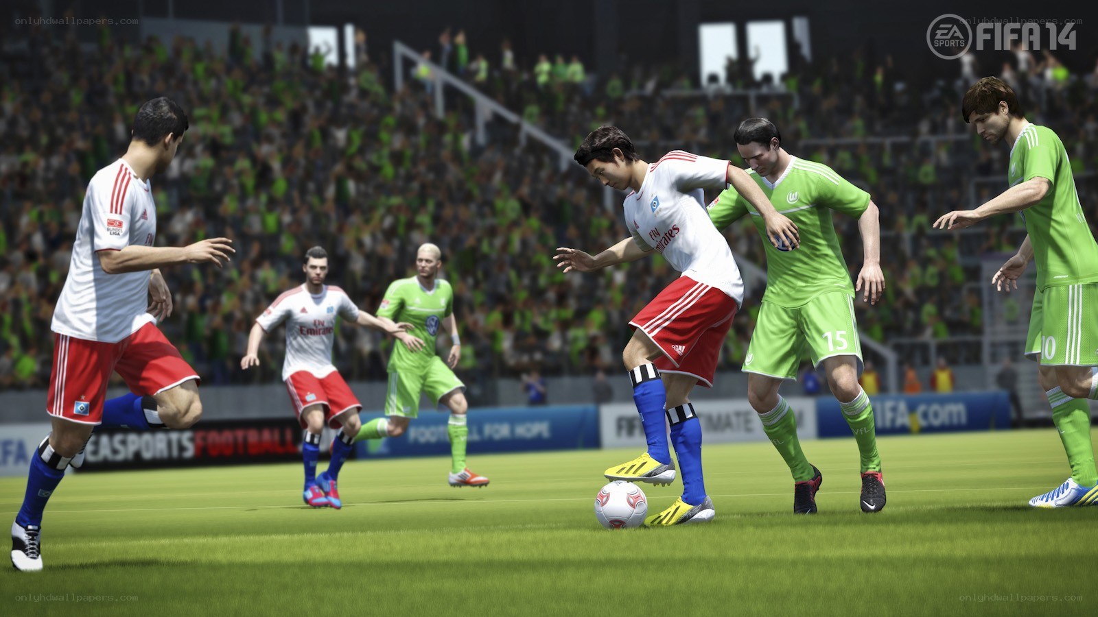 FIFA 14 gameplay screenshot