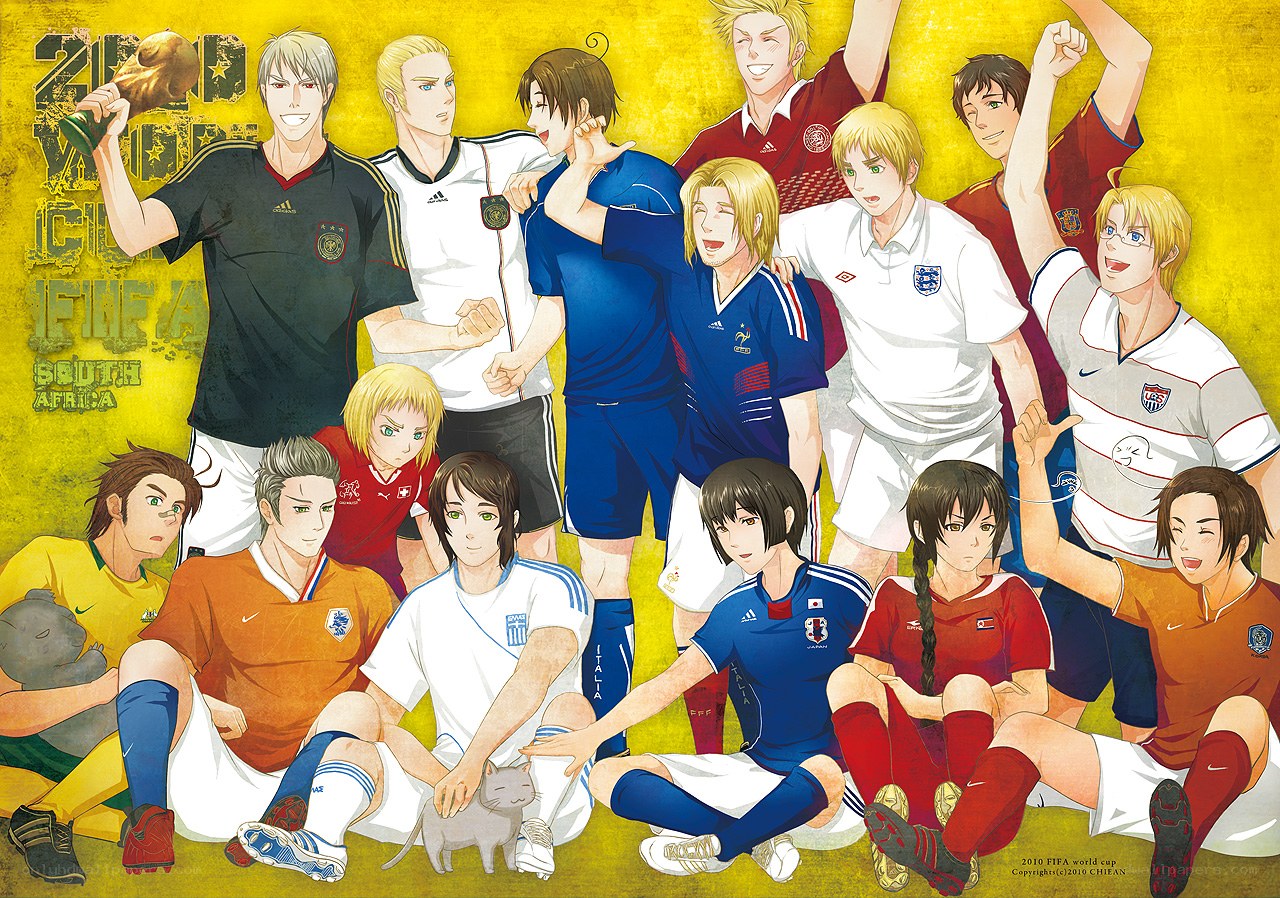 FIFA World Cup 2010 anime characters