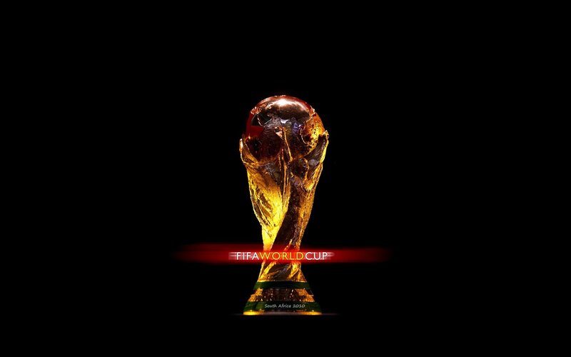 FIFA World Cup Trophy — Black, Dramatic, Photograph