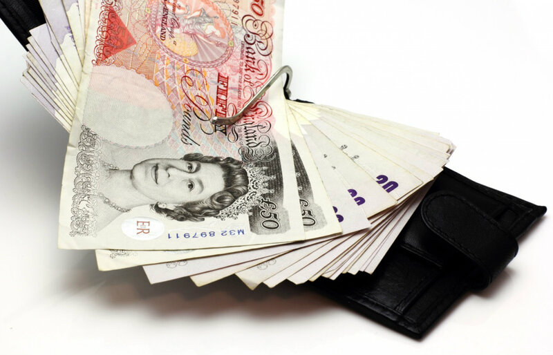 Fifty-pound Banknotes — White