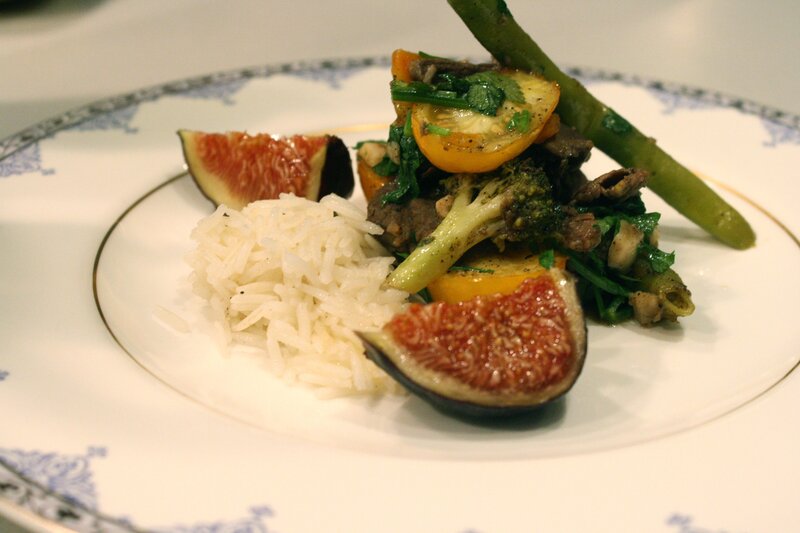 fig and rice dish
