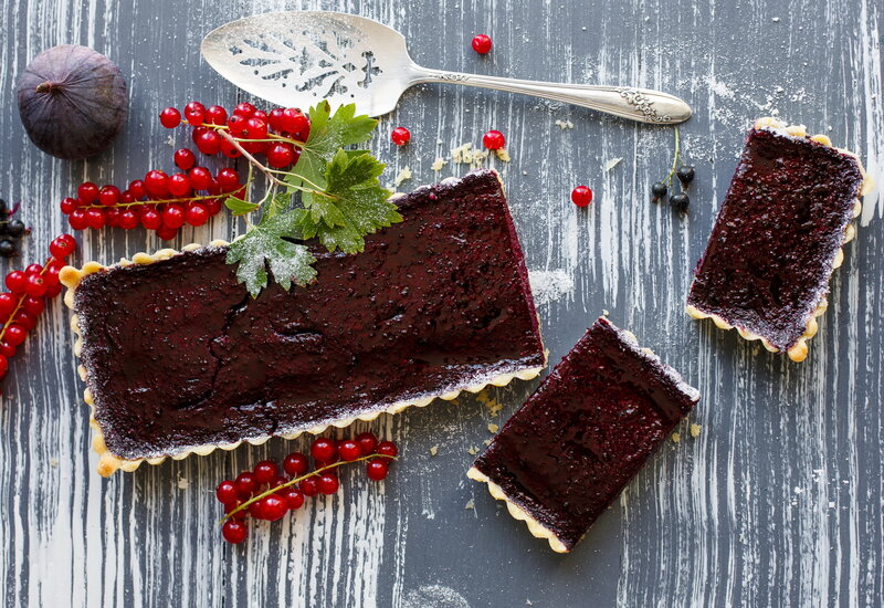 Fig Tart with Berries